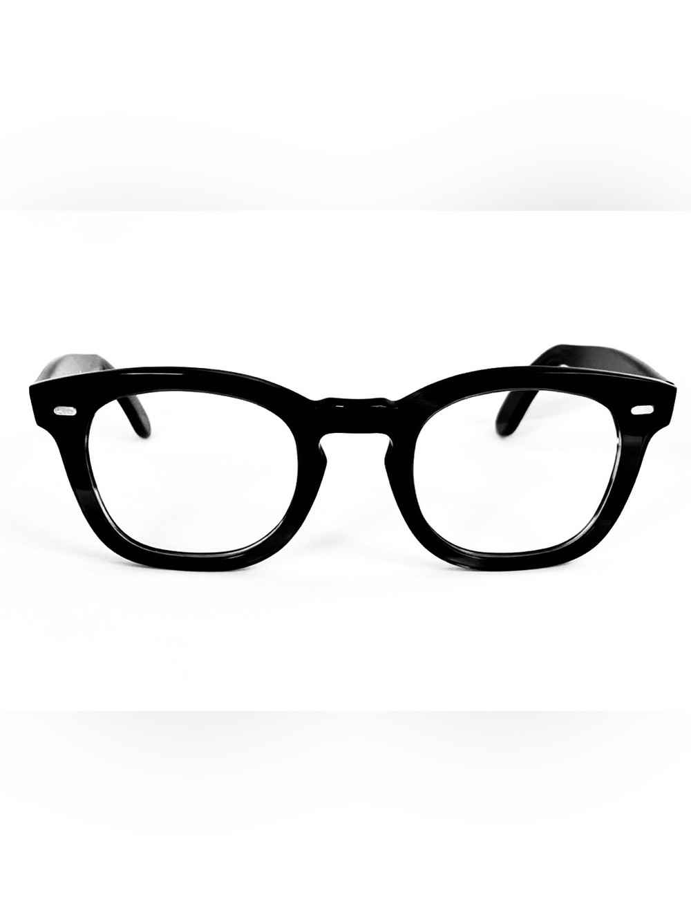Article One Cass Matte Black Eyeglass Frames 47-24-145, Handmade Italy, unisex